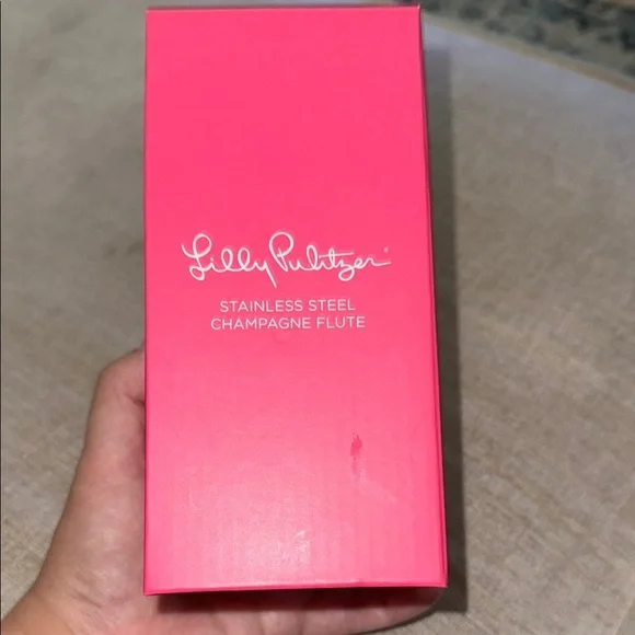Lilly Pulitzer stainless steel Champagne Flute ‘Splendor in the Sand’ Great gift - Picture 2 of 5